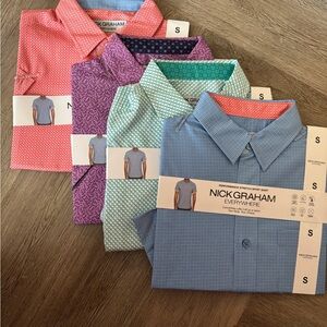 Men's Performance Stretch Shirts - Assorted Colors